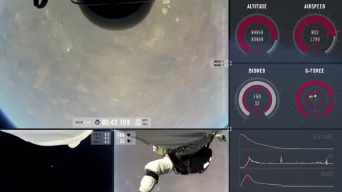 world record jump from space