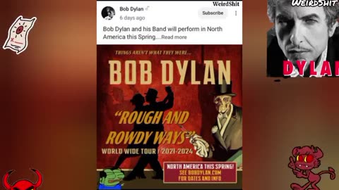 DYLAN ~A SHORT VIDEO ABOUT BOB DYLAN & THE DEVIL ~CONSPIRACY MUSIC GURU