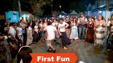 Fun in a Group of People ‖ Dancing Together ‖ Different Culture