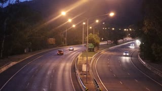 Night road Camera Footage capture Accidents