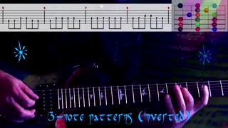 Mixolydian Mode (3-note patters inverted)