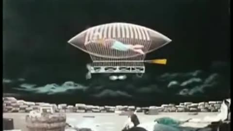 The Inventor Crazybrains and His Wonderful Airship (1905 Film) -- Directed By Georges Méliès -- Full Movie