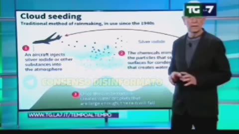 GEOINGEGNERIA - TG LA 7: <<La geoingegneria è pericolosa, mentre lo ioduro d'argento è nocivo>>