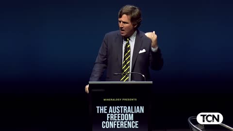 Tucker Reacts to Trump vs. Biden Debate During Sydney, Australia Speech