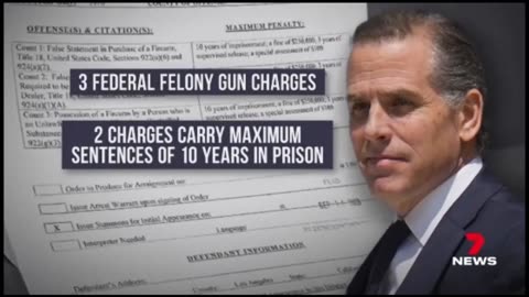 Hunter Biden charged with a gun crime