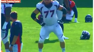 Quinn "The Gut" Meinerz Busting It Down Broncos Style At Training Camp! (NFL Throwback)