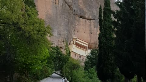 Mega-Spileo is an Orthodox monastery in Greece