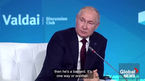 Putin talks about the Disgraceful Nazi scandal that happened in the Canadian Parliament