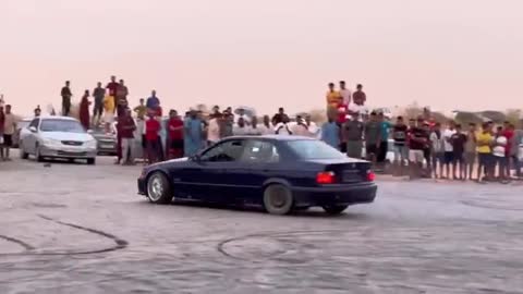 car drift BMW E36