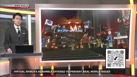 A Virtual Gateway to Shibuya at HalloweenーNHK WORLD-JAPAN NEWS