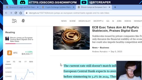 Binance US Exodus, SFC Warning, ECB Interest Rates -EP341 9/14/23 #crypto #cryptonews