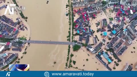 China - Devastating Floods Hit Pingjiang County's Small Businesses | Amaravati Today News