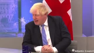 Boris Johnson Talking to the Mirror