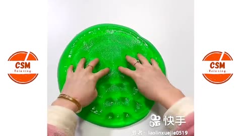 Satisfying slime ASMR]Relexing Slime videos