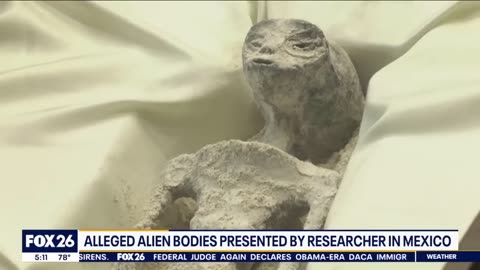 Alleged alien bodies revealed by Mexico researchers