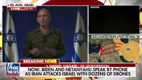 IDF spokesman gives update on Iran drone attack
