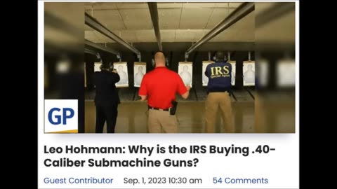 IRS w/ submachine guns - What the hell for?