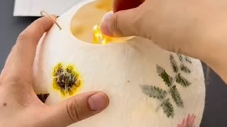 How to make chinese lantern with tissu