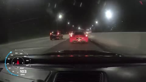 Ferrari chasing