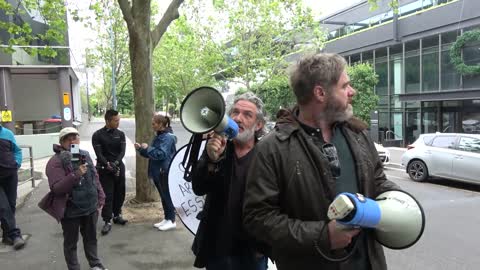 All jokes aside - Saint Vincent de Paul - Melbourne Protest 09.12.21