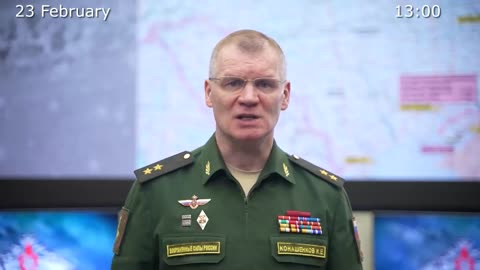 ⚡️🇷🇺🇺🇦 Morning Briefing of The Ministry of Defense of Russia (February 23, 2023)