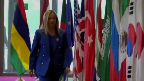 G20 Summit Delhi: Prime Minister of Italy, Giorgia Meloni at the Bharat Mandapam