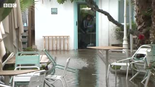 Severe flooding hits Spain's east coast after record rainfall