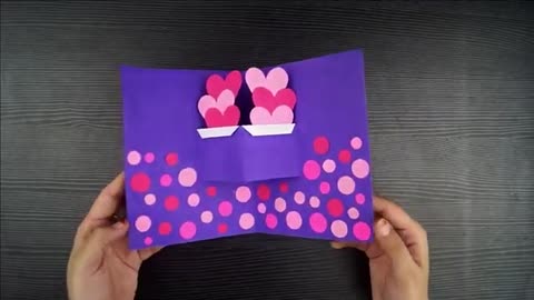 HOW TO MAKE A 3D HEART CARD
