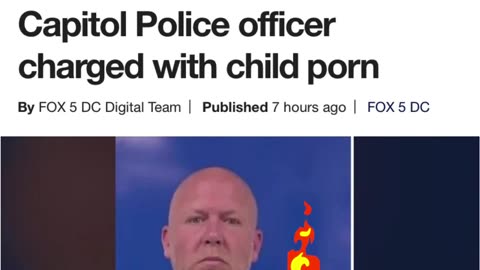 NEWSFLASH - Capitol Police Officer Jared M. Lemon Charged with Child Porn