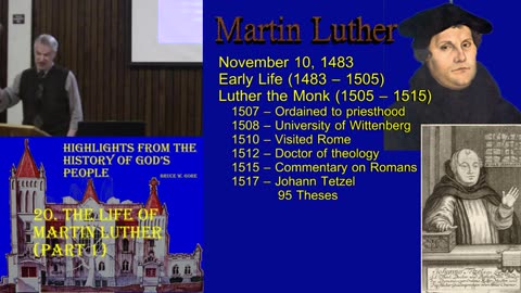 20. The Life of Martin Luther (part 1)