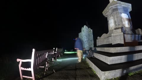 Getting ready to leave castle hill Tenby Wales. Nightlapse p27th Oct 2022