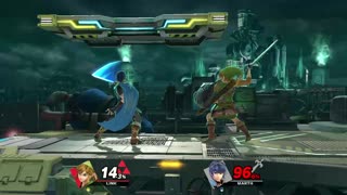 Link Vs Marth on Midgar (Super Smash Bros Ultimate)