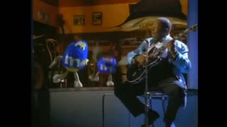 1995-96 M & Ms CANDY TV COMMERCIALS with B.B. KING