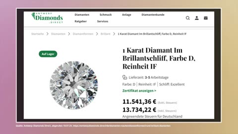 Was die Diamanten Industrie dir verschweigt 24.o7.2024 Alicia Joe