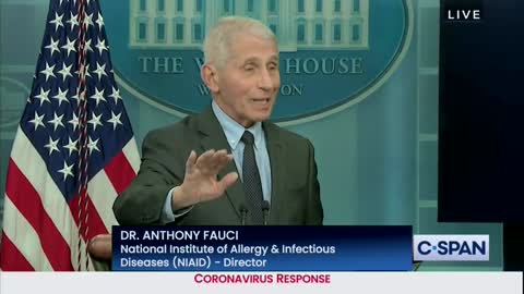 Fauci, In Final Briefing, Claims Unvaccinated Americans Are The 'Real Danger'