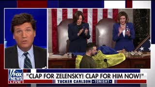 Tucker Carlson takes aim at MSNBC for demanded to know why some US lawmakers didn’t clap for Zelensky during his prime time speech in Congress