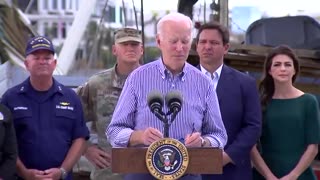 Biden Actually Uses Hurricane Press Conference to Push…. Climate Change (VIDEO)