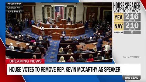 McCarthy ousted as House speaker