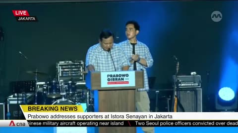 Prabowo Thanks Supporters as Vote counts point to Presidential Victory | CNA News