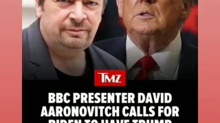 BBC presenter David novitch threatened 7/9/24