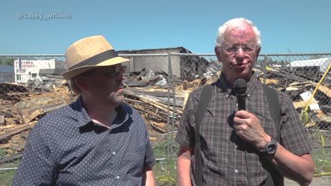 Interview with Cornel Rasor about the arson of Army Surplus Store Sandpoint, Idaho
