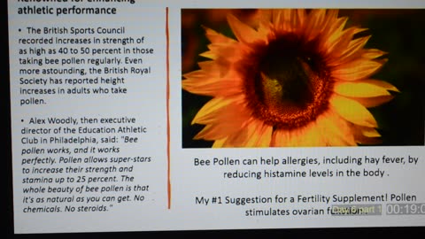 Dr. Schmidt and Bee Pollen