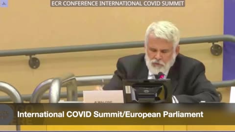 Dr Robert Malone Summary at the European Parliament ICS Meeting Part 2