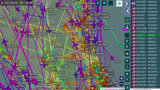Another Florida Air Traffic Time Lapse REPOST - April 25th 2024 -