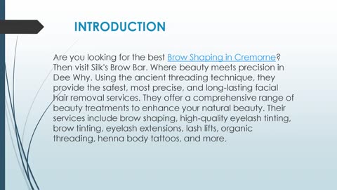 Brow Shaping in Cremorne