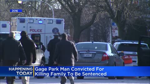 Sentencing Monday for man found guilty in murders of six family members in Gage Park