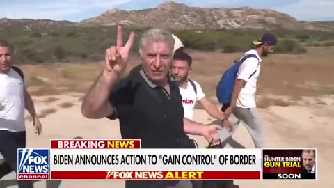 From Bill Melugin: "We encountered groups of men from the Middle East crossing illegally into CA"