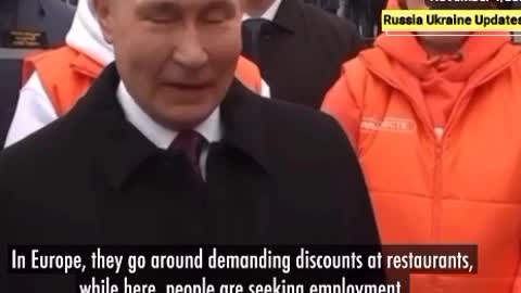 Putin on Ukrainian refugees: In Europe, they go around demanding discounts at restaurants