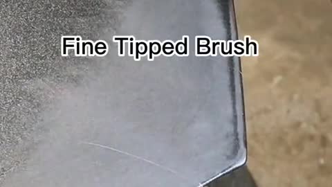 Scratch restoration in automotive sheet metal