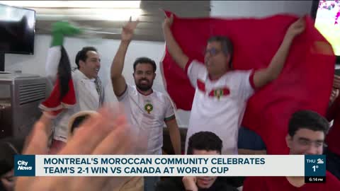 Montreal's Moroccan community celebrates team's win